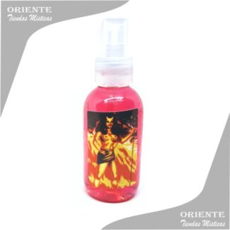 Locion de pomba , de color rojo con etiqueta maria mulambo también denominado spray aurico pomba gira o perfume pomba gira